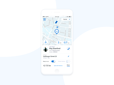 Taxi iOS app