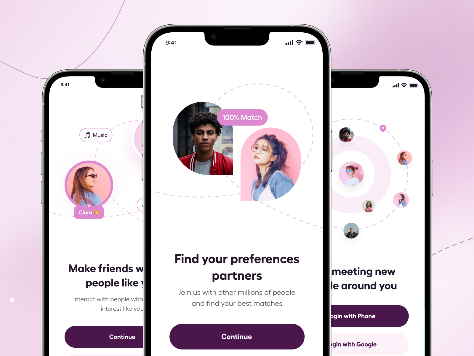 Friendzy - Dating & Social App UI Kit by Illiyin Studio on Dribbble