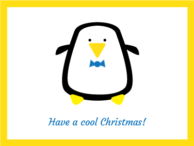 Christmas Penguin animal character christmas christmas card illustrator penguin xmas