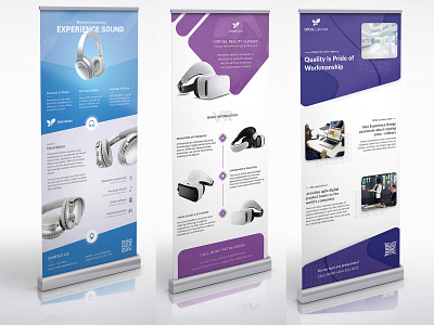 Roll Up Banners graphic design logo