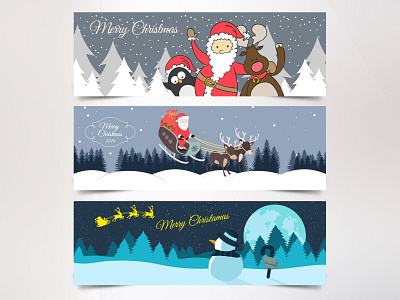 Xmas-Banners graphic design