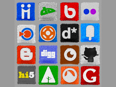 Furry-Icons graphic design