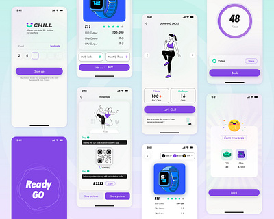 CHILL WEB3.0 APP design ui