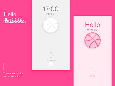 Hello dribbble 插图