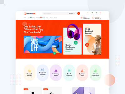VendorHub - Multivendor E-Commerce UI Design