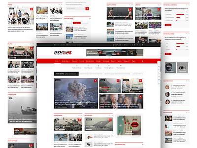 USNews | Multipurpose News, Magazine and Blog HTML5 Template article blog business news clean daily news magazine modern news news paper news site newspaper responsive