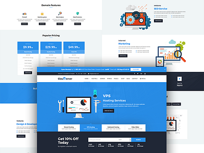 VirtuSky | Responsive Web Hosting and WHMCS WordPress Theme