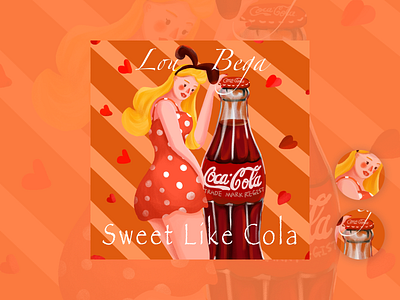 CD-sweet like cola design illustration