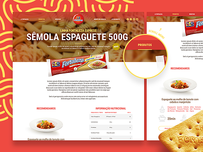 Fortaleza - Desktop Product Page food institutional product page ui uidesign web desktop website