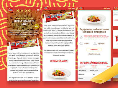Fortaleza - Mobile Product Page food institutional product page ui uidesign web mobile website