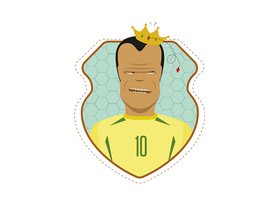 Rivaldo for globoesporte.com brazil flat illustration illustration infographic rivaldo soccer