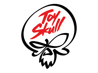 ToySkull logo character illustration logo skate skull stroke stroke icon toy