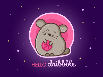 Holding tight my Dribbble invitation