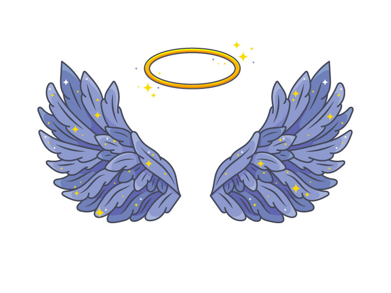 Angel Wings By Evgenia Balchinova On Dribbble Angel Wings By Evgenia Balchinova On