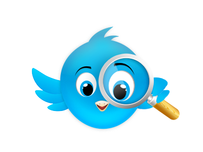 Bird Icon app icon bird blue cute happy icon search twitter