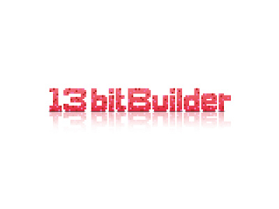 13 bit Builder Logo bits design logo number logo pixels tech