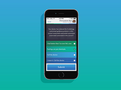 Quiz Screen app app design layout question quiz ui