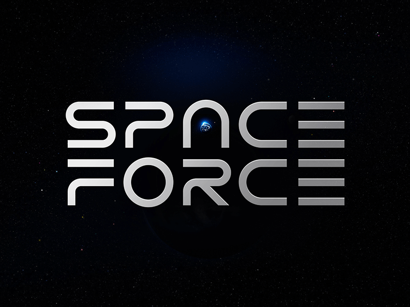 SPACE FORCE 🇺🇸✨ badge flag logo logotype military space force typography united states us space force usa
