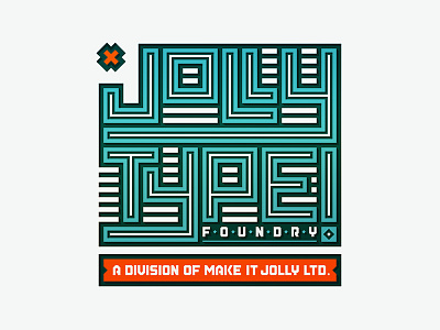JTF badge branding font foundry identity jolly logo logo design mark type typography