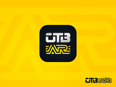 OTB | AR App Icon app app icon ar badge branding icon icon app logo logo design mark otb type typography