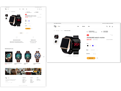 Product page design clean dashboard e commerce ecommerce illustration mobile app ui user interface ux website