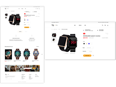 Product page design