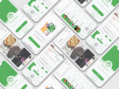 Meal - Food Deliver Mobile App | UX Case study case study dashboard food delivery home made food mobile app ui user interface ux