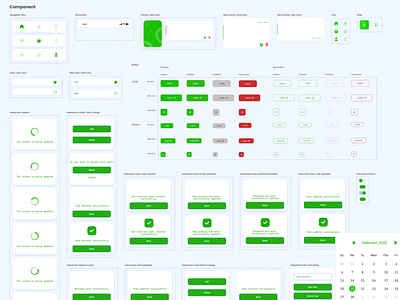 Component Design for a Task App app component app designer arabic designer arabic user component dashboard design design library design system figma component figma expert mobile app mobile app designer style guide system design ui user interface ux web designer website