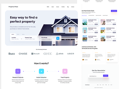 PropertyPlace- Property finding landing page