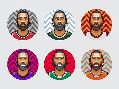DeAndre Jordan – Trade Destinations avatar basketball face graphic icon illustration nba nike pattern portrait sports vector