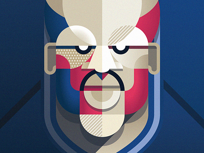 James Harrison – New England Patriots art deco avatar design face football nfl pattern portrait sports vector
