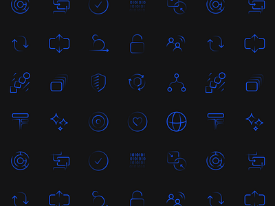 Marketing icons for MetaCell