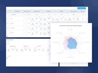 Product Segment Analysis app application data design report ui ux