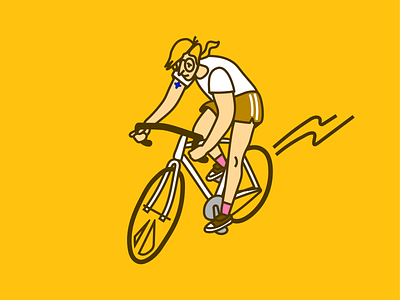 Bici bicycle flat illustration vector vector illustration