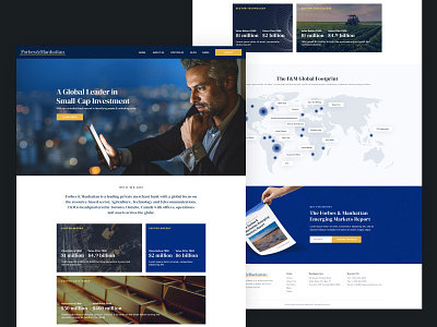 Website for an Investment Company branding company creative design investment layout theme ui ux web design web development website wordpress