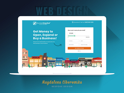 Website of a Community Lending Company branding capital creative design finance financial financial services investment layout theme ui ux web design web development website