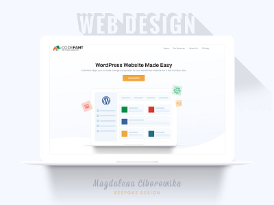 Web Design for Wordpress Services Company