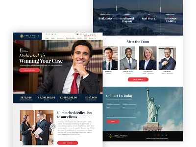 Website of a Law Firm creative design law firm layout theme ui ux web design web development website wordpress