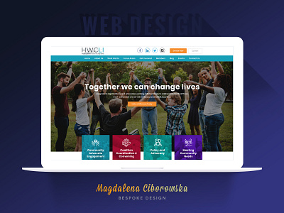 Community Organization Website community creative design layout nonprofit organization theme ui ux web design web development website wordpress