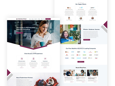 HR Executive Consulting Website consulting creative design hr hr executive layout theme ui ux web design web development website