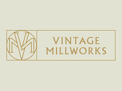 Vintage Millworks Redux logo monogram