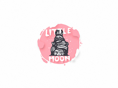 Little Moon art design illustration letter style