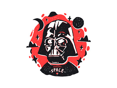 Darth art design illustration logo print style ui ux