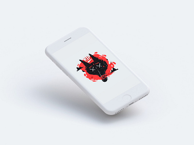 Game over art design icon illustration style ui ux