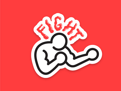 Fight art design illustration inspiration logo style ui ux