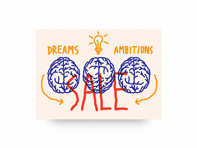 Sale art illustration style