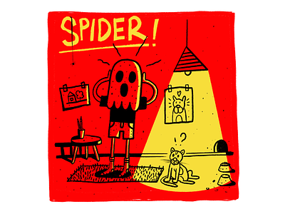 Spider art picture comics sketch