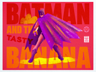 Batman art character clover design illustration inspiration letter postcard style typography ui ux vector