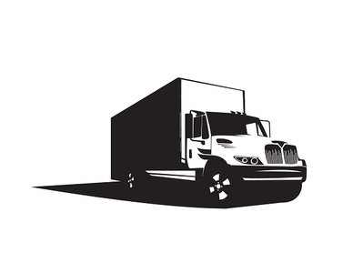 Black&White Truck design illustration vector