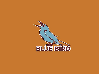 Bird Logo animation bird birdlogo bluebird branding creative creative design design flat illustration logo nature illustration vector